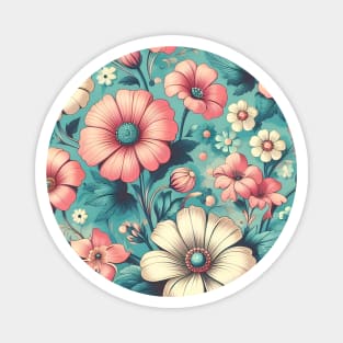 Pink Flowers Magnet